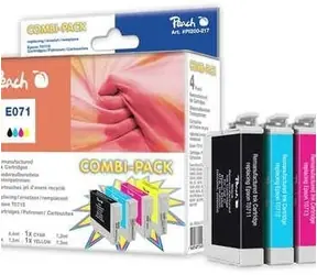 Peach Remanufactured T0715 MultiPack alternativní cartridge / Epson Stylus D78  / MultiPack