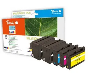 Peach Remanufactured 932XL a 933XL MultiPack Plus alternativní cartridge / HP OFFICEJET 6100 / OEM Chip / MultiPack Plus