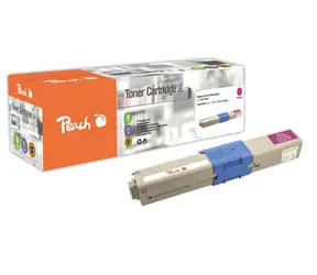 Peach Remanufactured alternativní toner OKI 44973534 / C301/321 / 1500 stran / purpurová