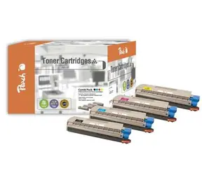 Peach Remanufactured alternativní toner OKI pro C610 / 8.000/3x6000str / MultiPack