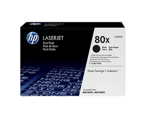 HP tisková kazeta černá velká, 2 pack CF280XD originál / 2 ks
