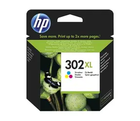 HP F6U67AE originální cartridge 302XL / DeskJet 1110, 2130 / 330 str. / 8ml. / Cyan/Magenta/Yellow