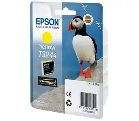 EPSON originální cartridge T3244 / SureColor SC-P400 / 14ml / žlutá