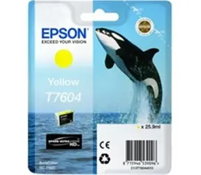 EPSON originální cartridge T7604 / SureColor SC-P600 / 25.9ml / žlutá