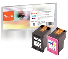 Peach Remanufactured MultiPack HP302 alternativní cartridge / OfficeJet 3830 / 5+8 ml / MultiPack