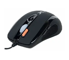 A4tech myš  X-710BK, OSCAR Game Optical mouse, 2000DPI, černá, USB