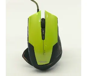 E-BLUE myš Mazer R zelená / optická / drátová / herní / USB / 6 tlačítek + kolečko / 2400 dpi