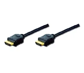 Digitus Highspeed Ethernet HDMI (1.4) propojovací kabel, 3x stíněný, AWG 30,  10m, pozl. kontakty