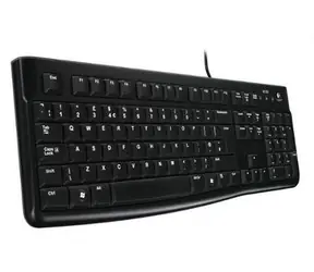 Logitech Media Keyboard K120 US / Klávesnice / USB / černá