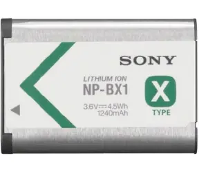 Baterie SONY NP-BX1 / akumulátor / LI-ION/ 1240 mAh / šedá