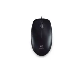 Logitech B100 černá / Drátová optická myš / USB