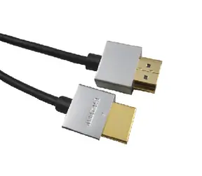 PremiumCord Slim HDMI High Speed + Ethernet kabel 2 m / zlacené konektory