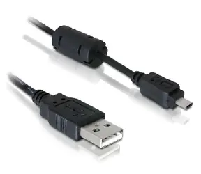 DeLock kabel USB 2.0 k fotoaparátům Nikon 8pin UC-E6 USB 1,83m