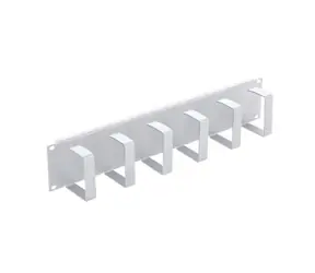 Triton 19" vyvazovací panel 1U oboustranný plastový kanál