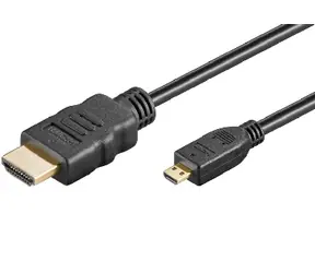 PremiumCord Kabel HDMI A - HDMI micro D, 1m