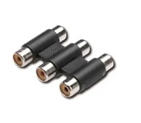 PremiumCord spojka 3x cinch - RCA F/F