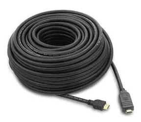 PremiumCord HDMI High Speed with Ether. kabel se zesilovačem,25m, AWG26, 3x stínění, M/M, zlacené konektory, černý