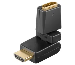 PremiumCord HDMI adapter  19pin Female - 19pin Male otočná ve dvou osách