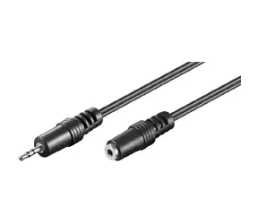 PremiumCord Kabel prodlužovací Jack 2.5mm- Jack 2.5mm M/F 2m 