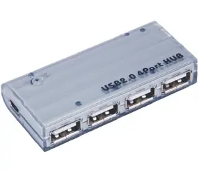 PremiumCord USB 2.0 HUB 4-portový s napájecím adaptérem 5V / 2A