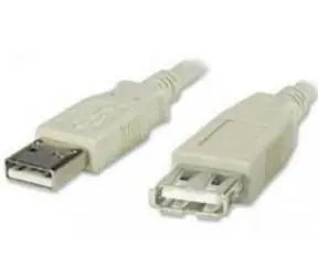 PremiumCord USB 2.0 kabel prodlužovací, A-A / 20cm
