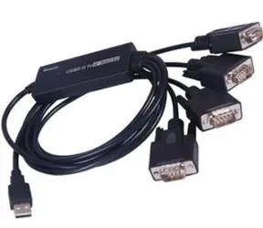 PremiumCord USB2.0 na 4 x RS232C