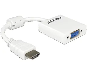 Delock adaptér HDMI - A 1x samec > VGA 1x samice