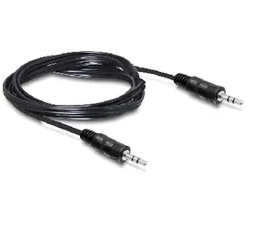 DeLock propojovací audio kabel 3.5 mm jack samec - 3.5 mm jack samec 2.5 m