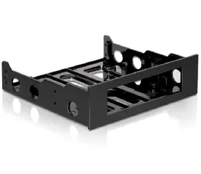 DeLock vestavný rámeček pro 3.5" zařízení do 5.25" pozice / černý