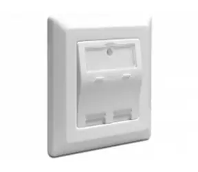 Delock Keystone nástěnné zásuvky / 2 porty