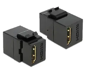 DeLock Keystone modul HDMI samice > HDMI samice / černý