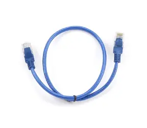 Gembird UTP CAT5E 0.5 m modrá / patch kabel / s ochranou