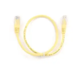 Gembird UTP CAT5E 0.5 m žlutá / patch kabel / s ochranou