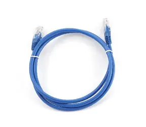 Gembird UTP CAT5E 1 m modrá / patch kabel / s ochranou