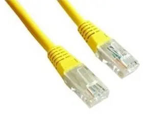 Gembird UTP CAT5E 2 m žlutá / patch kabel / s ochranou