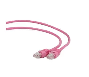 Gembird FTP CAT6 1m růžová / patch kabel / stíněný s ochranou