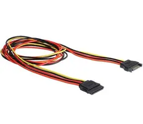 DeLock napájecí kabel SATA 15 Pin samec > SATA 15 Pin samice / prodlužující 100 cm
