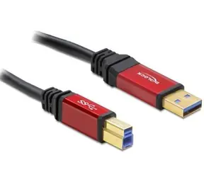 Delock kabel USB 3.0 typ A samec > USB 3.0 typ B samec / 3 m / Premium