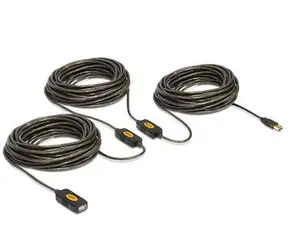 Delock USB 2.0 kabel, prodlužující A-A samec/samice 30m / aktivní