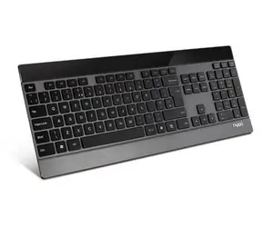 Rapoo E9270p 5G / bezdrátová klávesnice / dotyková multimedilání plocha / ultra-slim  / černá