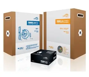 Ubiquiti TOUGHCable CARRIER / CAT5e / 24 AWG / Trojité stínění / 24 AWG / 305 m / Šedý