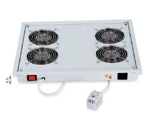 Triton Ventilační jednotka spodní (horní) / 220V/30W / 2xventilátory+Termostat / černá