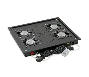Triton Ventilační jednotka spodní (horní) / 220V/60W / 4xventilátory+Termostat / černá