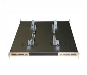 Triton Polička s perforací 1U/150mm (RAB-UP-150-A4) / max. nosnost 150kg / černá / doprodej