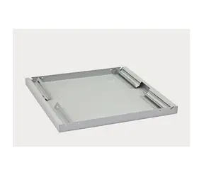 Triton Polička s perforací 1U/850mm (RAB-UP-850-A4) černá / nosnost 80kg