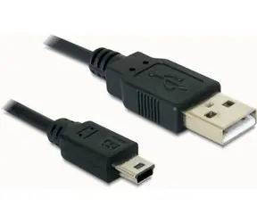 Delock kabel USB 2.0 A-samec <-> USB mini-B 5-pin samec / 1.5 m