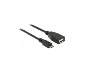 DeLock kabel USB micro-B samec <-> USB 2.0-A samice 50 cm