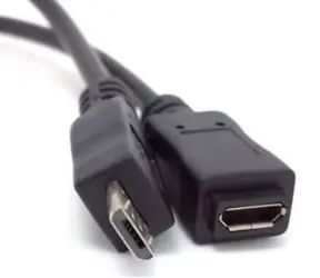 PremiumCord Kabel prodlužovací micro USB 2.0 male-female 2m černá