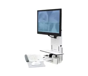 ERGOTRON PATIENT ROOM / VL18 STS WM / systém držáků na zeď / monitor (all in one)/ klávesnice / myš / pracovní plocha