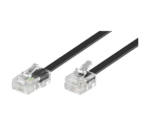 KABEL telefonní RJ45 - RJ11 / 3m / černý